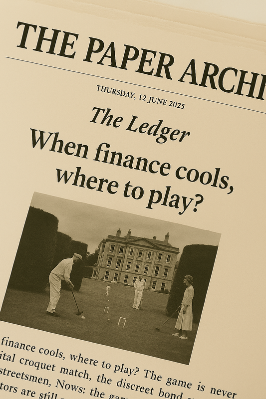 When Finance Cools, Where To Play?